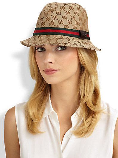 ebay gucci hat womens|Gucci fedora hats women's.